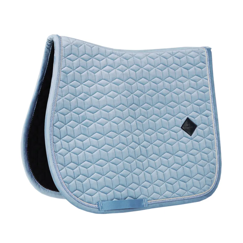 Kentucky Velvet Jumping Saddle Pad in Light Blue