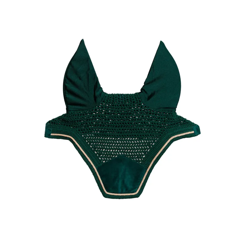 Kentucky Velvet Wellington Fly Veil in Emerald