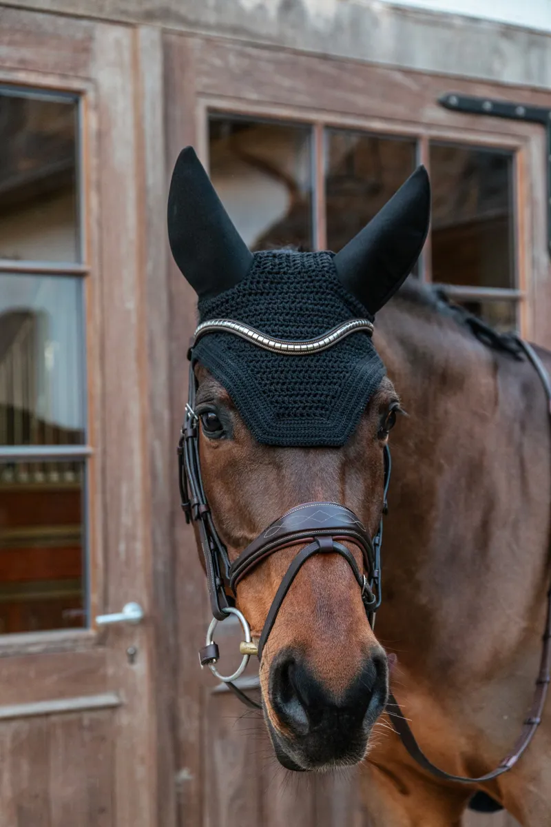 Kentucky Wellington Soundless Fly Veil in Black-2