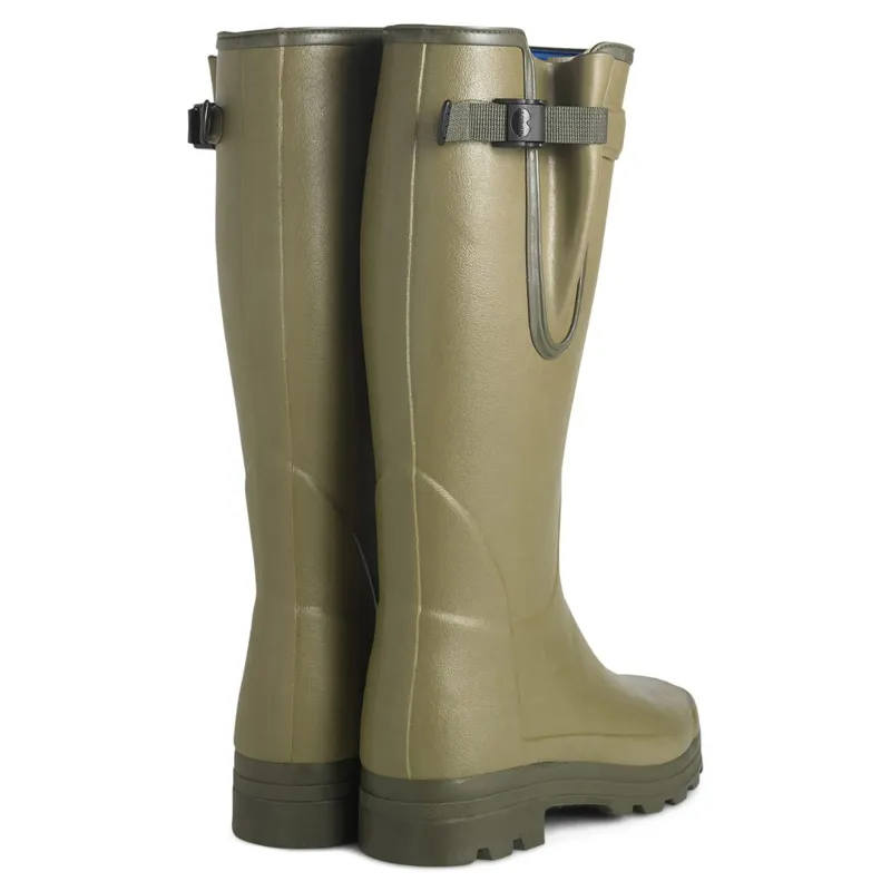 Le Chameau Vierzonord Wellingtons Mens Standard Calf in Iconic Green-5