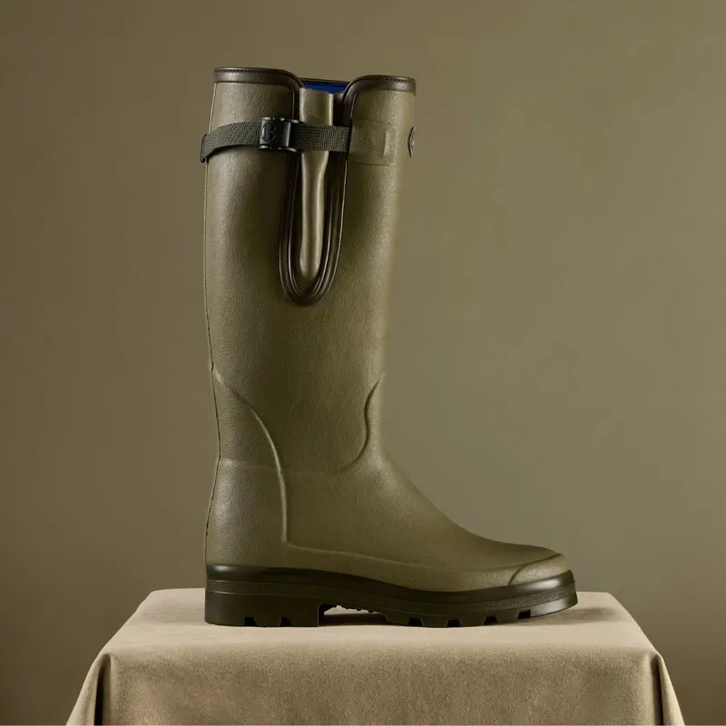 Le Chameau Vierzonord Wellingtons Mens Standard Calf in Iconic Green-7