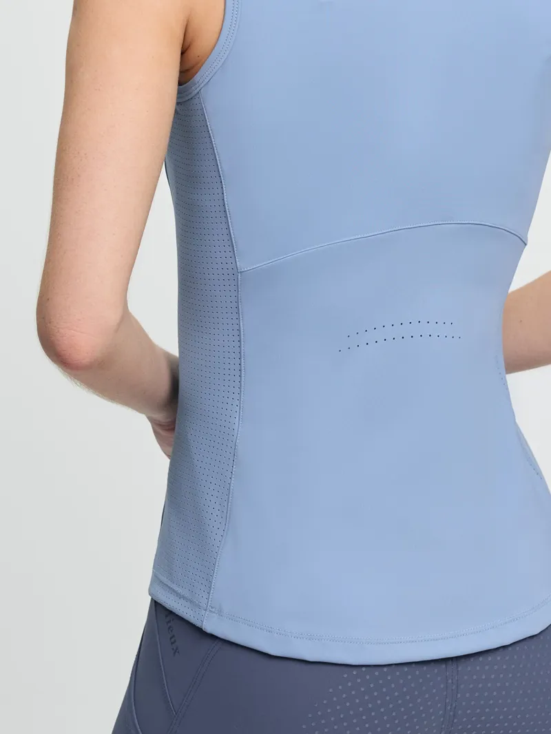 LeMieux Airflow Sleeveless Base Layer Ladies in Powder Blue-2