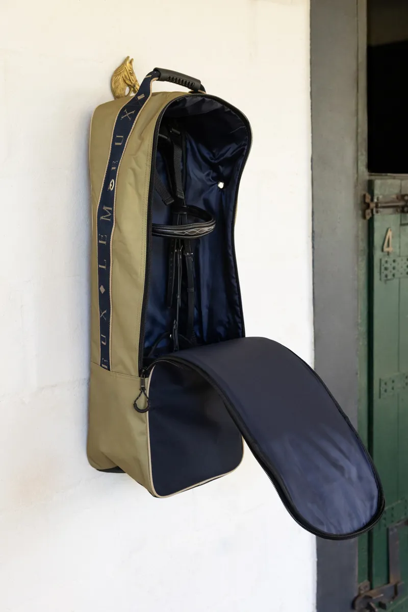 LeMieux Anatomical Bridle Bag in Gooseberry-2