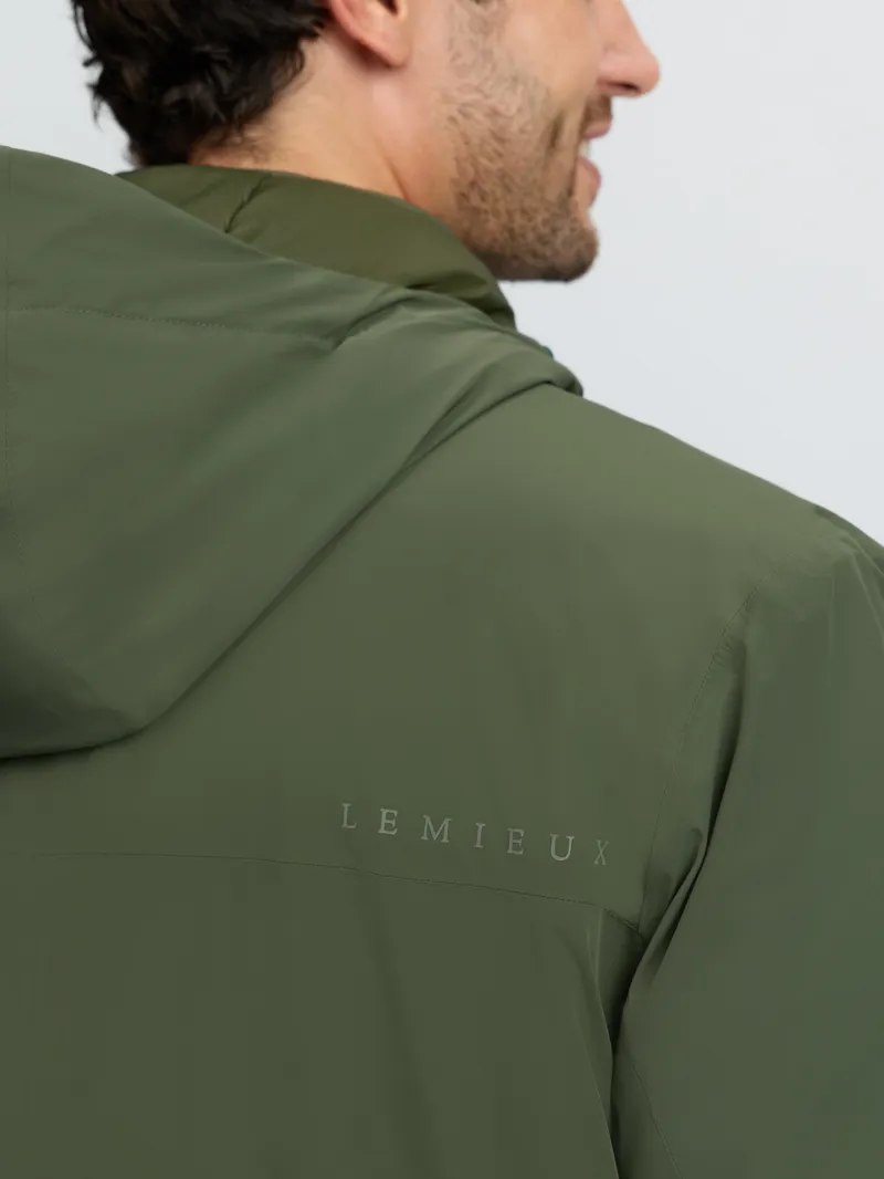 LeMieux Waterproof Anorak Mens in Olive-5