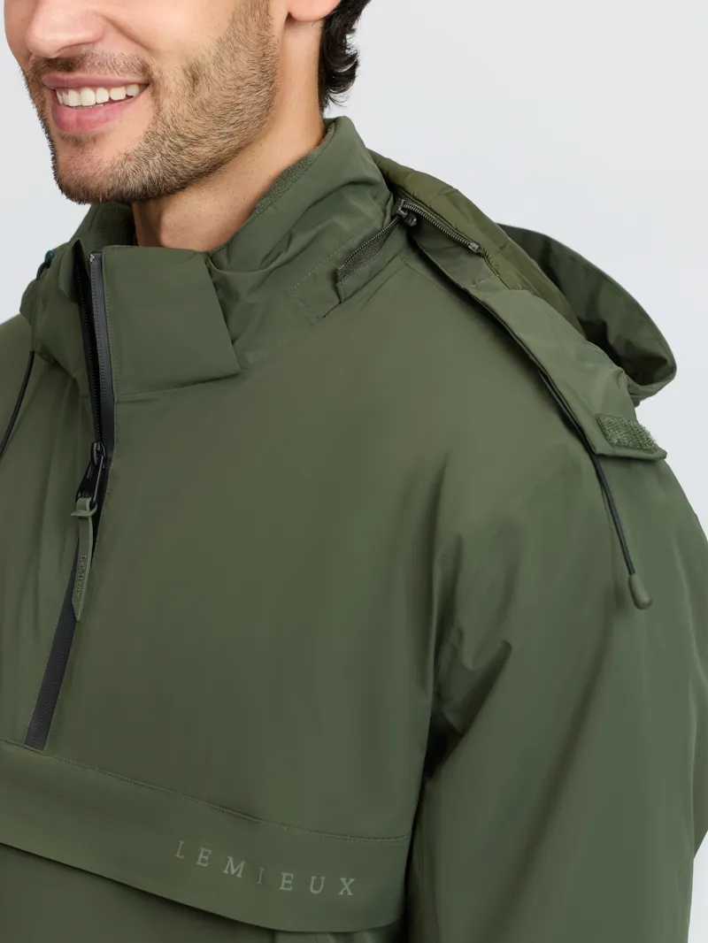LeMieux Waterproof Anorak Mens in Olive-8