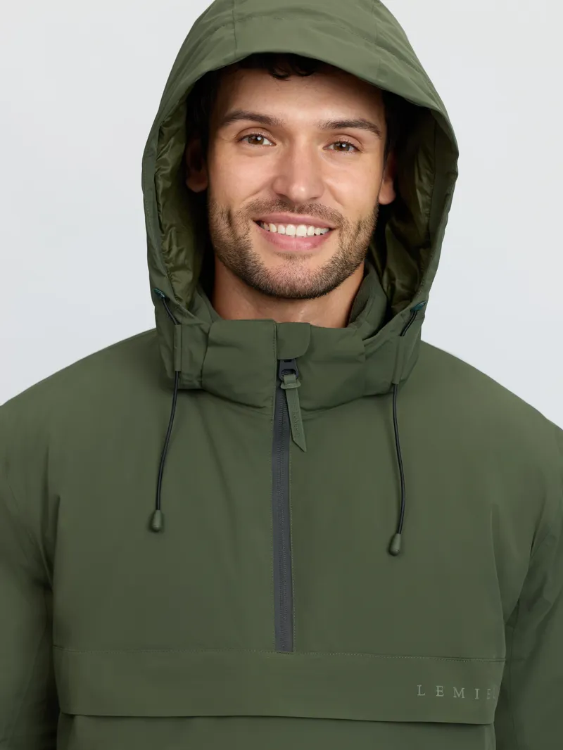 LeMieux Waterproof Anorak Mens in Olive-6