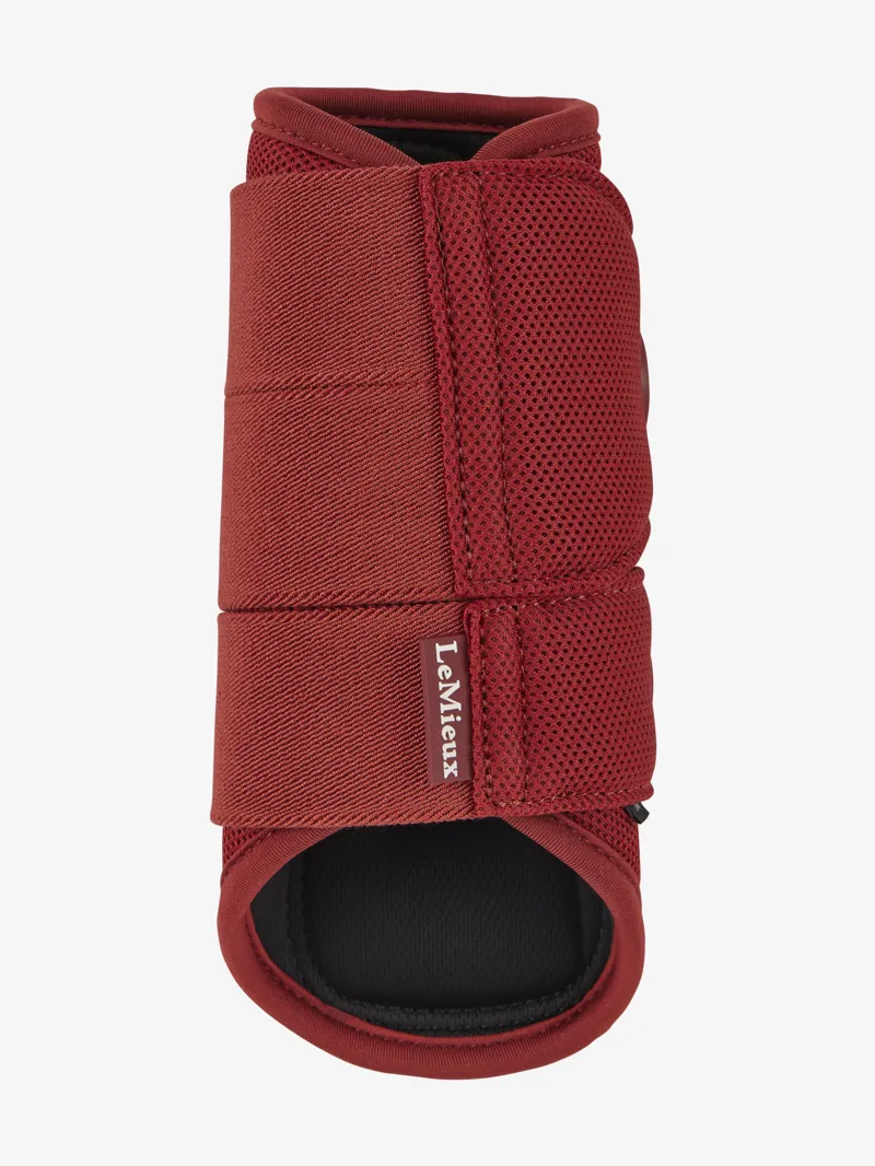 LeMieux Arika Mesh Brushing Boots in Russet-3