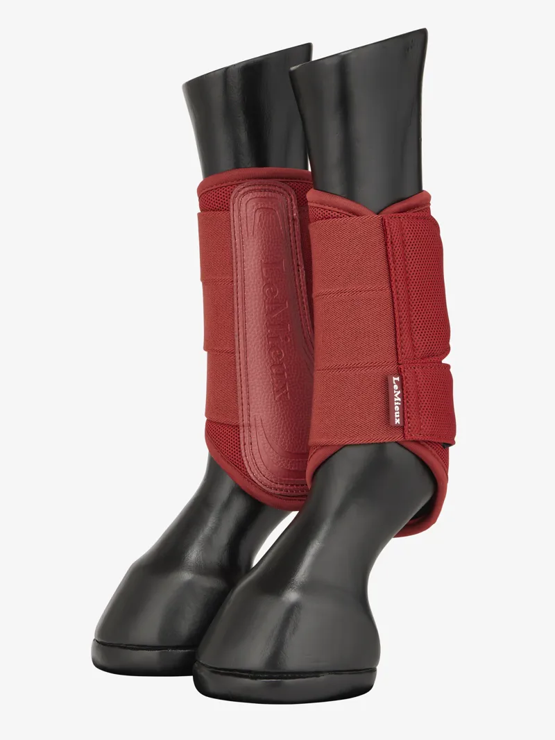 LeMieux Arika Mesh Brushing Boots in Russet