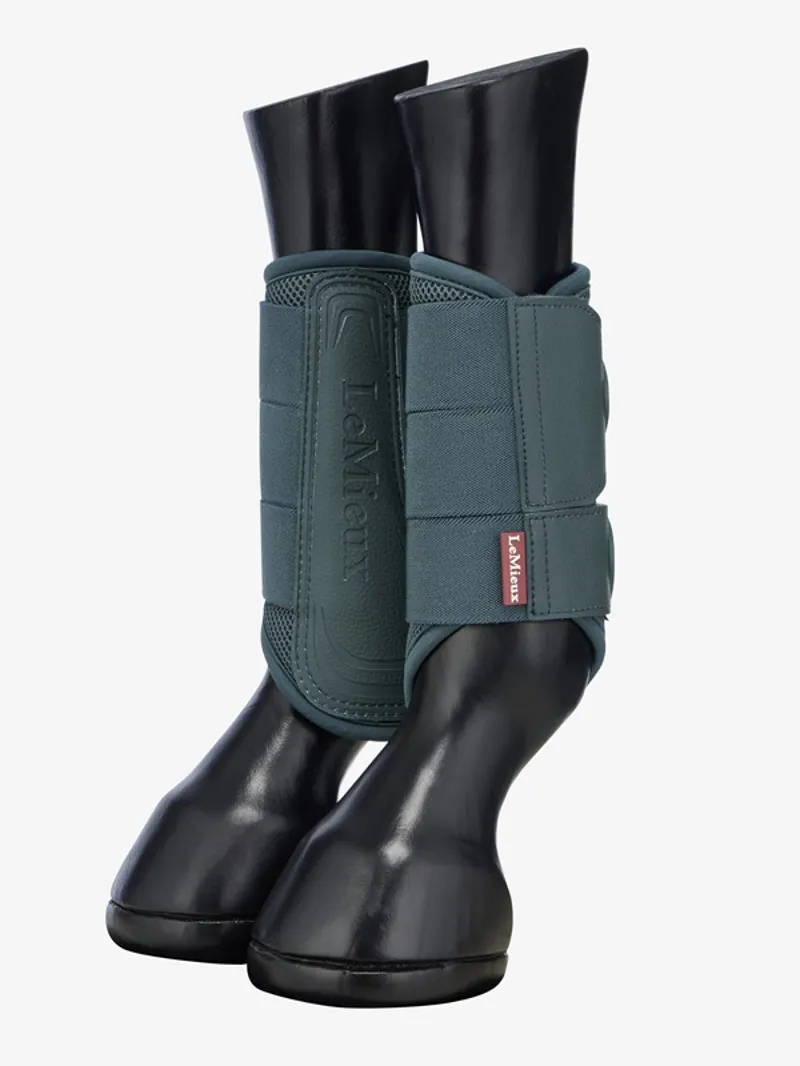 LeMieux Arika Mesh Brushing Boots in Jungle