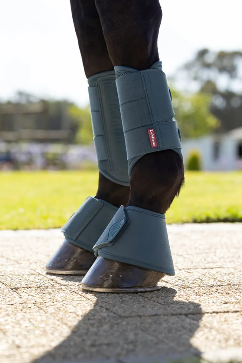 LeMieux Arika Mesh Brushing Boots in Jungle-3