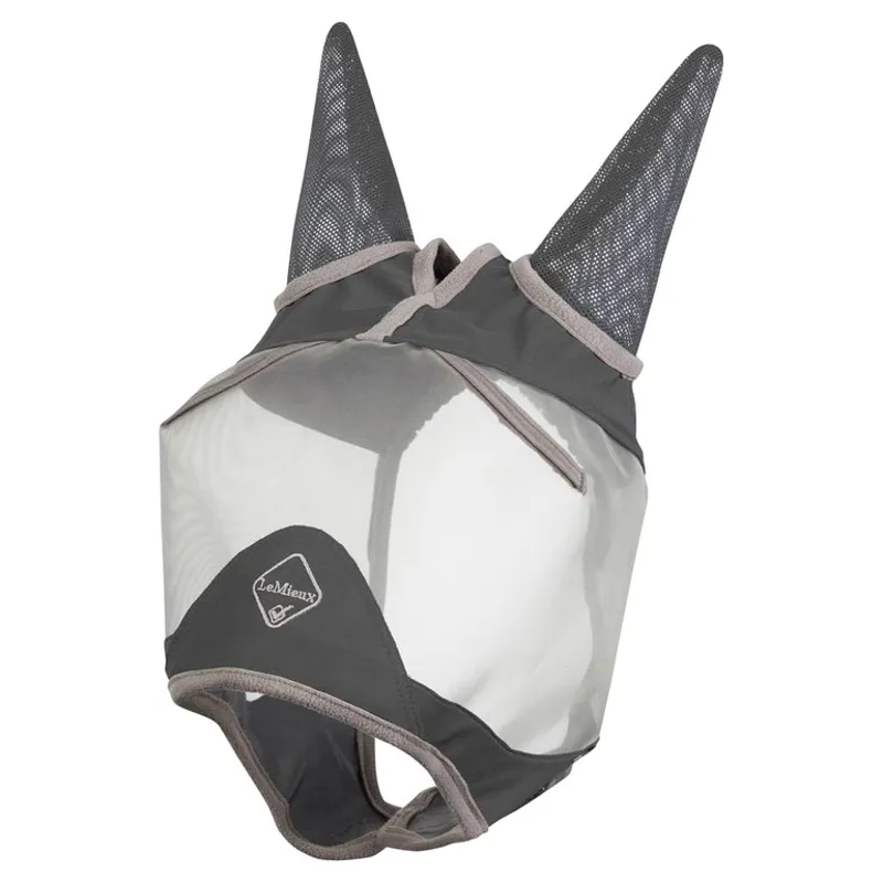 LeMieux ArmourShield Pro Half Fly Mask - Grey-1