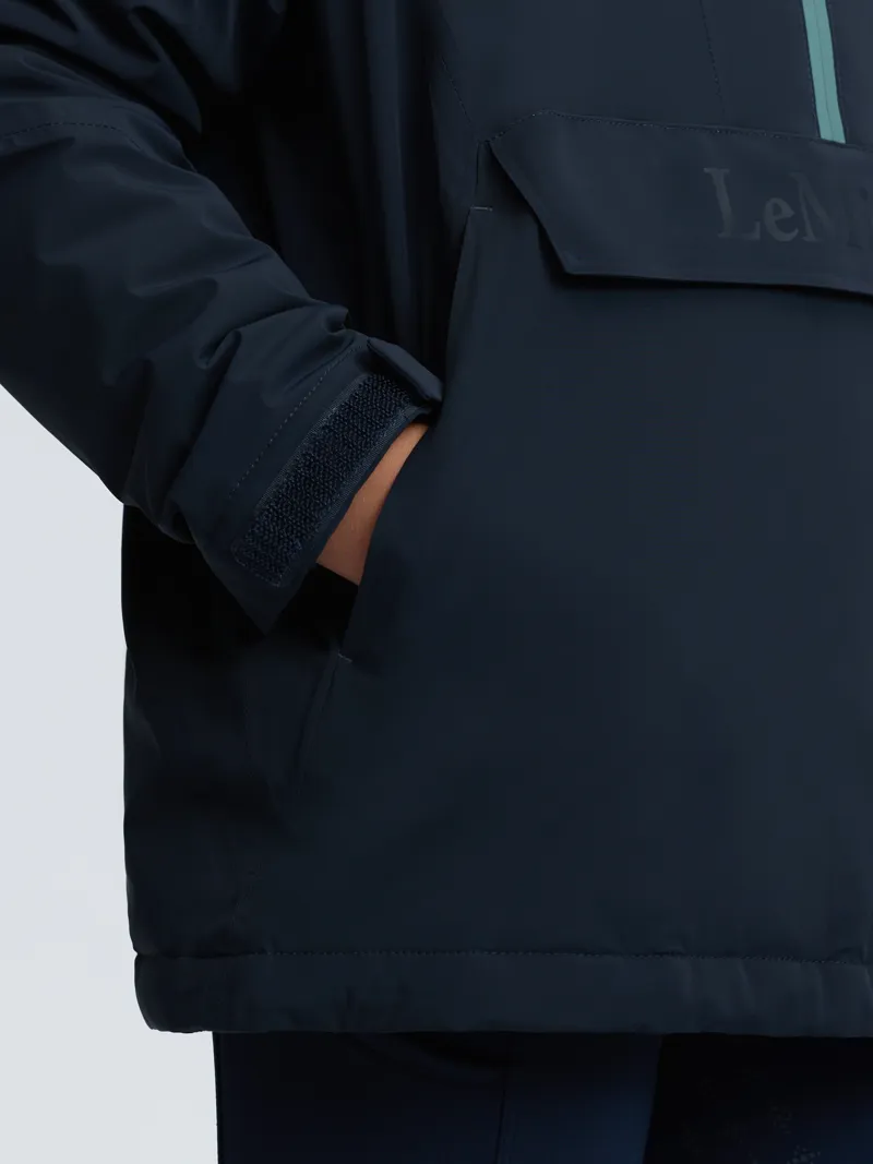 LeMieux Bailey Waterproof Anorak Young Rider in Navy-5
