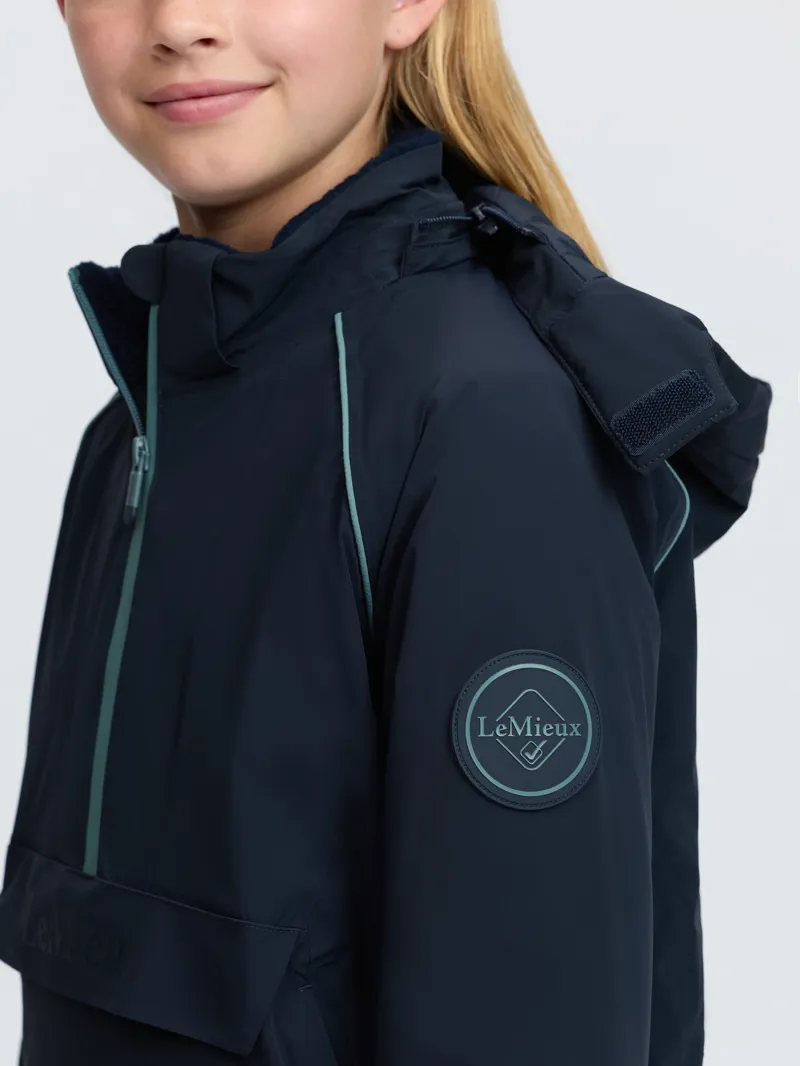 LeMieux Bailey Waterproof Anorak Young Rider in Navy-4