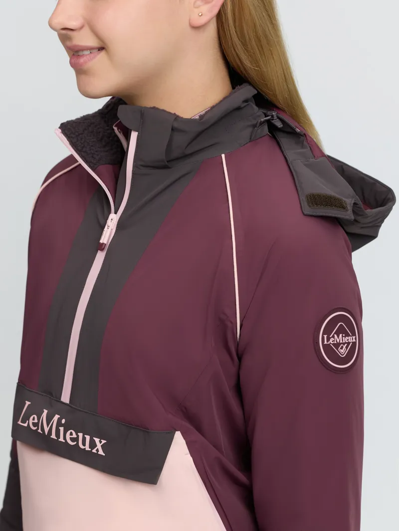 LeMieux Bailey Waterproof Anorak Young Rider in Bramble-8