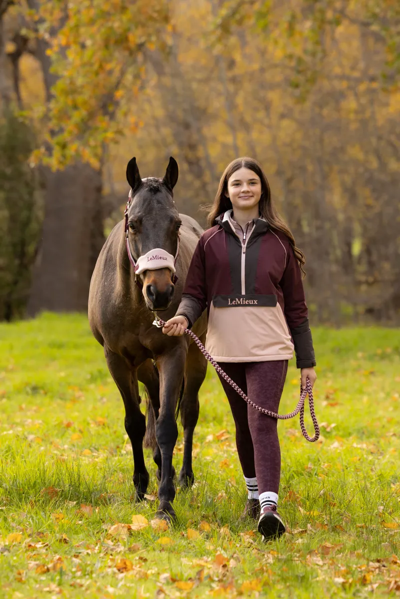 LeMieux Bailey Waterproof Anorak Young Rider in Bramble-9