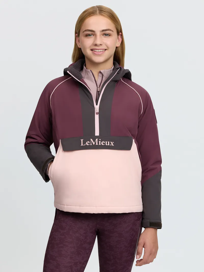LeMieux Bailey Waterproof Anorak Young Rider in Bramble