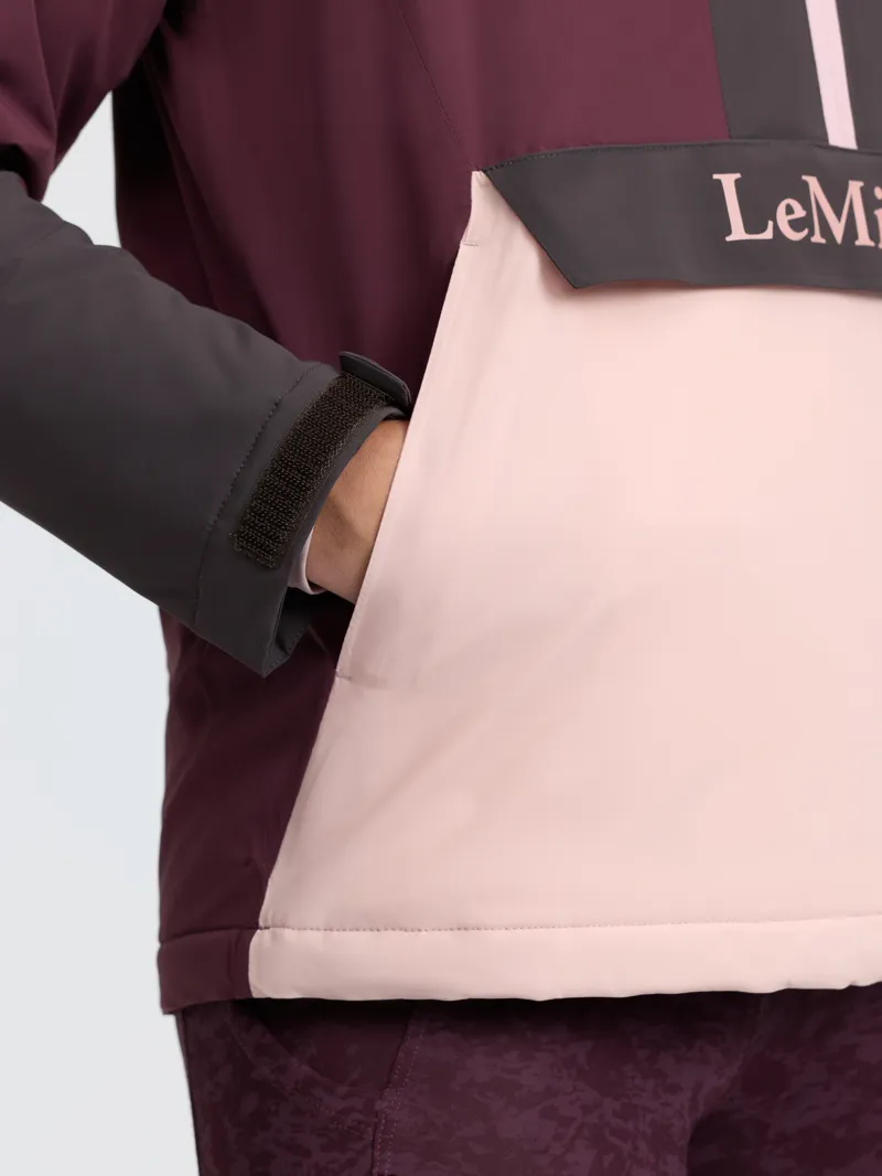 LeMieux Bailey Waterproof Anorak Young Rider in Bramble-4