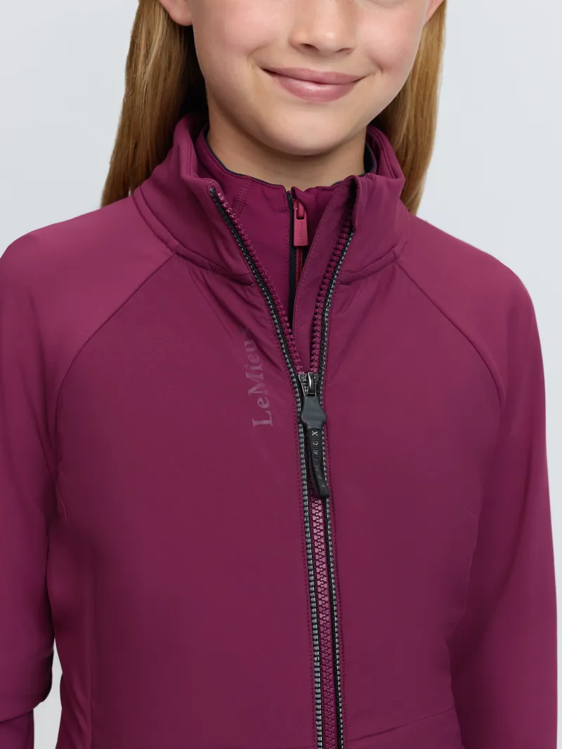 LeMieux Betty Lightweight Young Rider Jacket in Blackberry-4