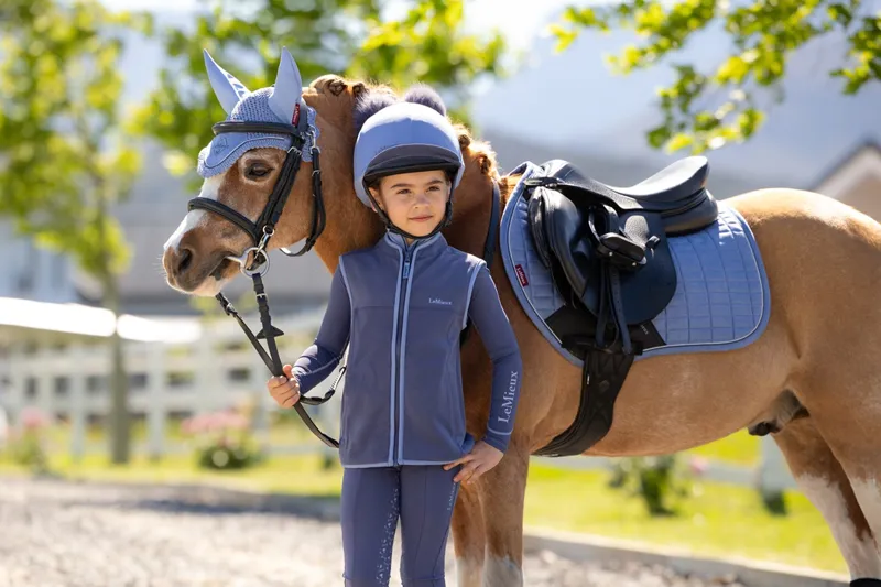 LeMieux Bobbi Fleece Gilet Junior in Shadow