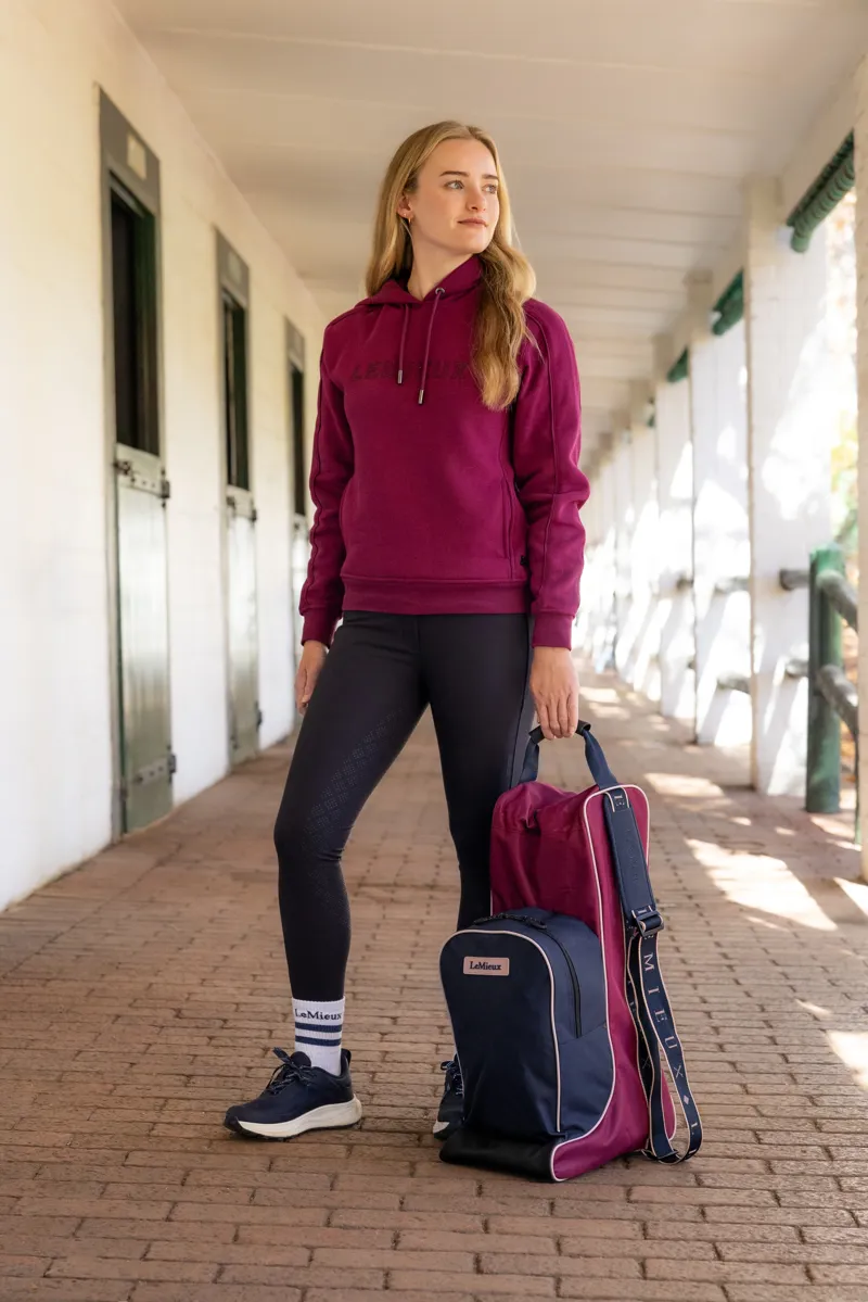 LeMieux Boot and Hat Bag in Blackberry-3