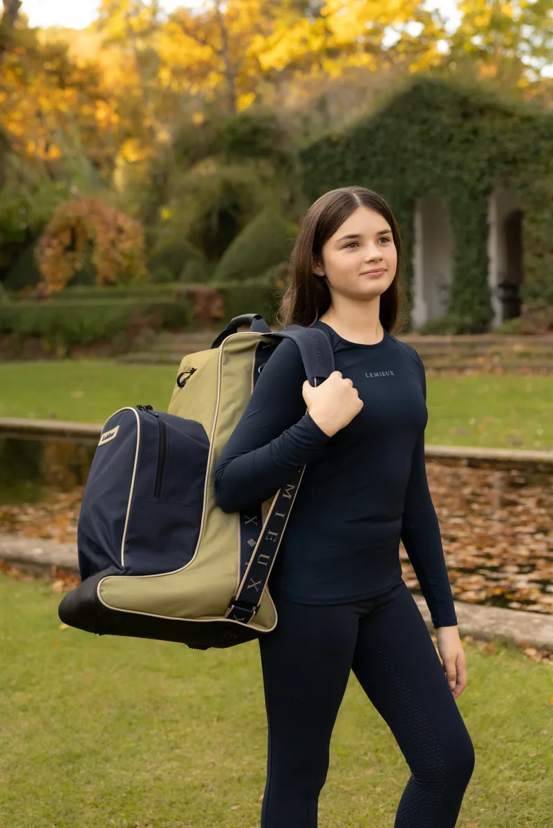 LeMieux Boot and Hat Bag in Gooseberry-1
