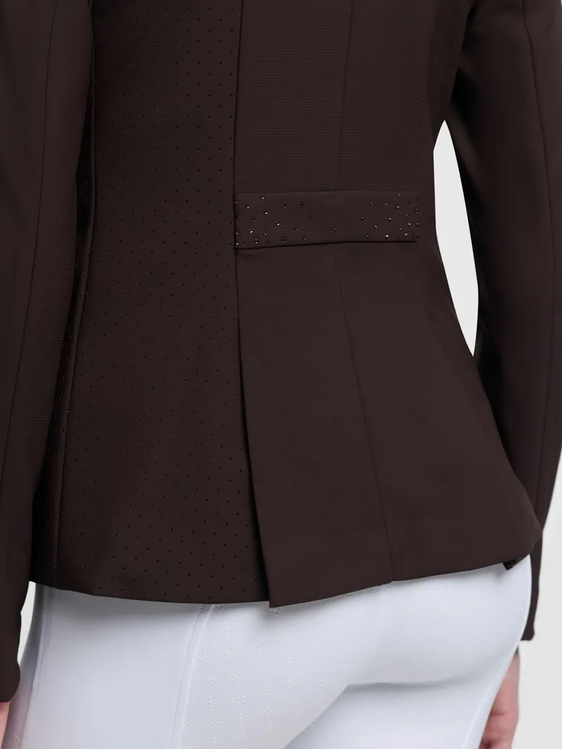 LeMieux Brilliance Junior Pro Show Jacket in Espresso-5