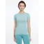 LeMieux Britney Seamless Short Sleeved Top Ladies in Aqua