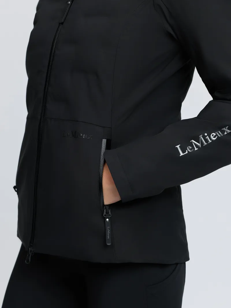 LeMieux Brooke 3 in 1 Waterproof Hybrid Jacket Ladies in Black-6