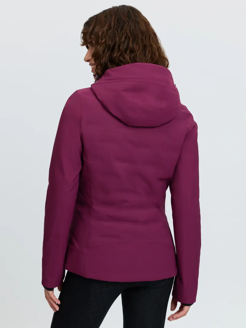 LeMieux Brooke 3 in 1 Waterproof Hybrid Jacket Ladies in Blackberry-3