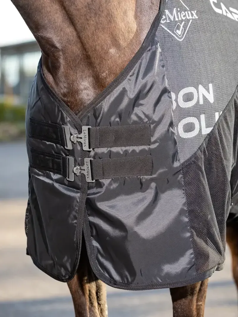 LeMieux Carbon Cooler Rug in Black-1