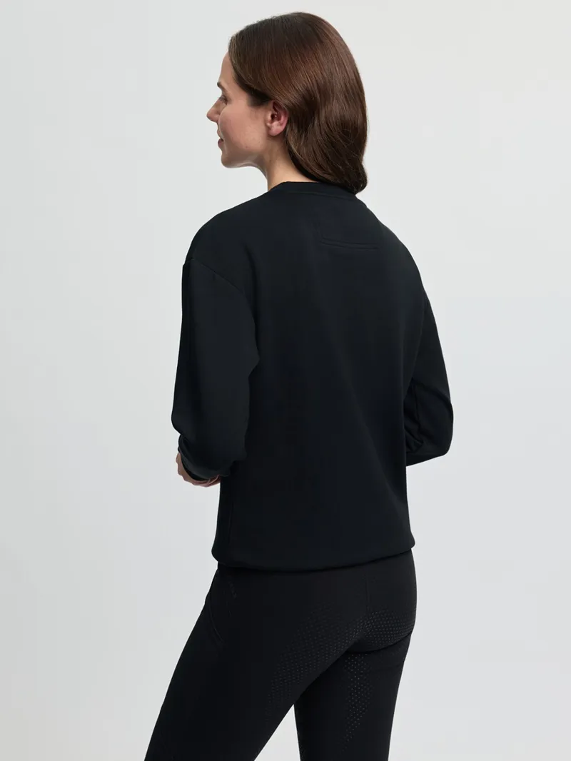 LeMieux Christina Crew Sweat Ladies in Black-4