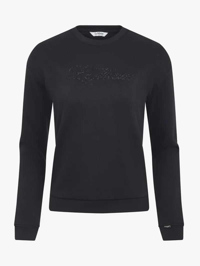 LeMieux Christina Crew Sweat Ladies in Black