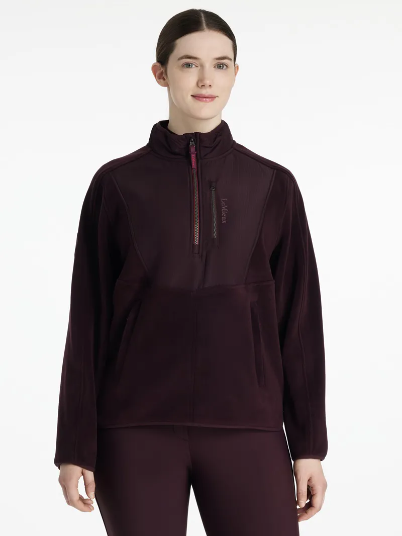 LeMieux Clara Hybrid Fleece Ladies in Damson