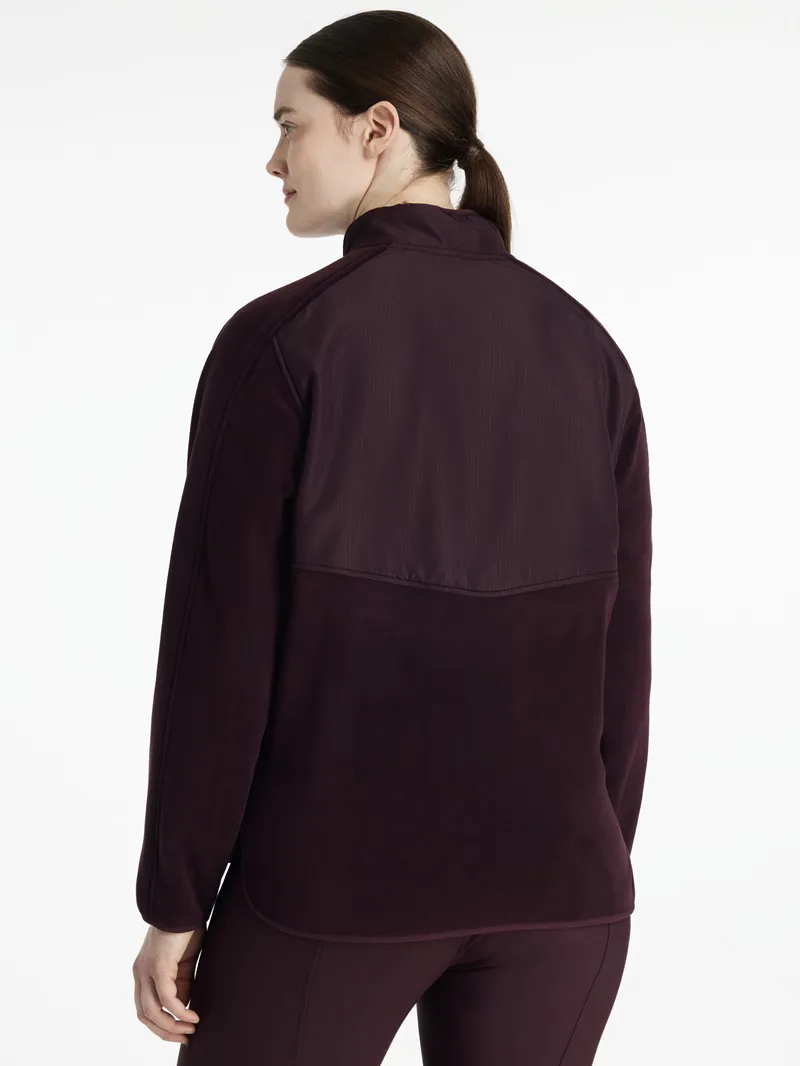 LeMieux Clara Hybrid Fleece Ladies in Damson-2