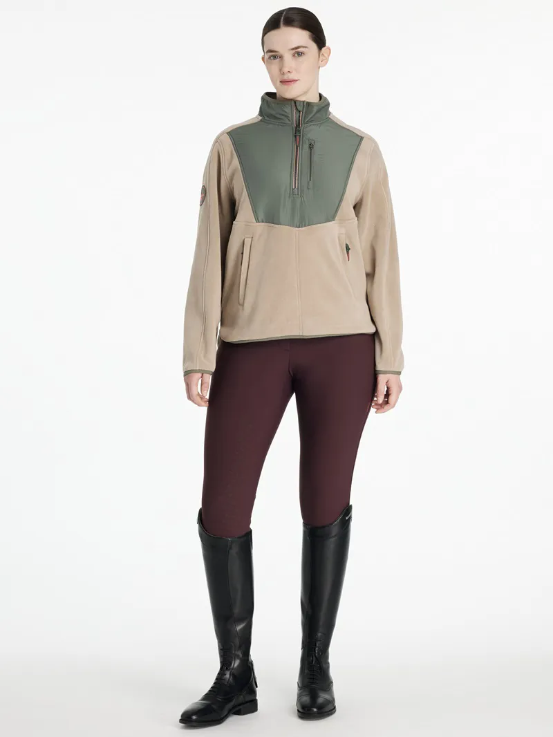 LeMieux Clara Hybrid Fleece Ladies in Rosemary-3