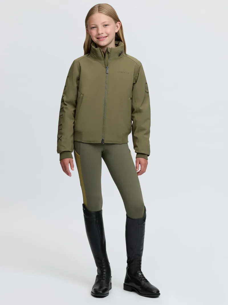 LeMieux Clarissa Crew Jacket Young Rider in Willow Green-7
