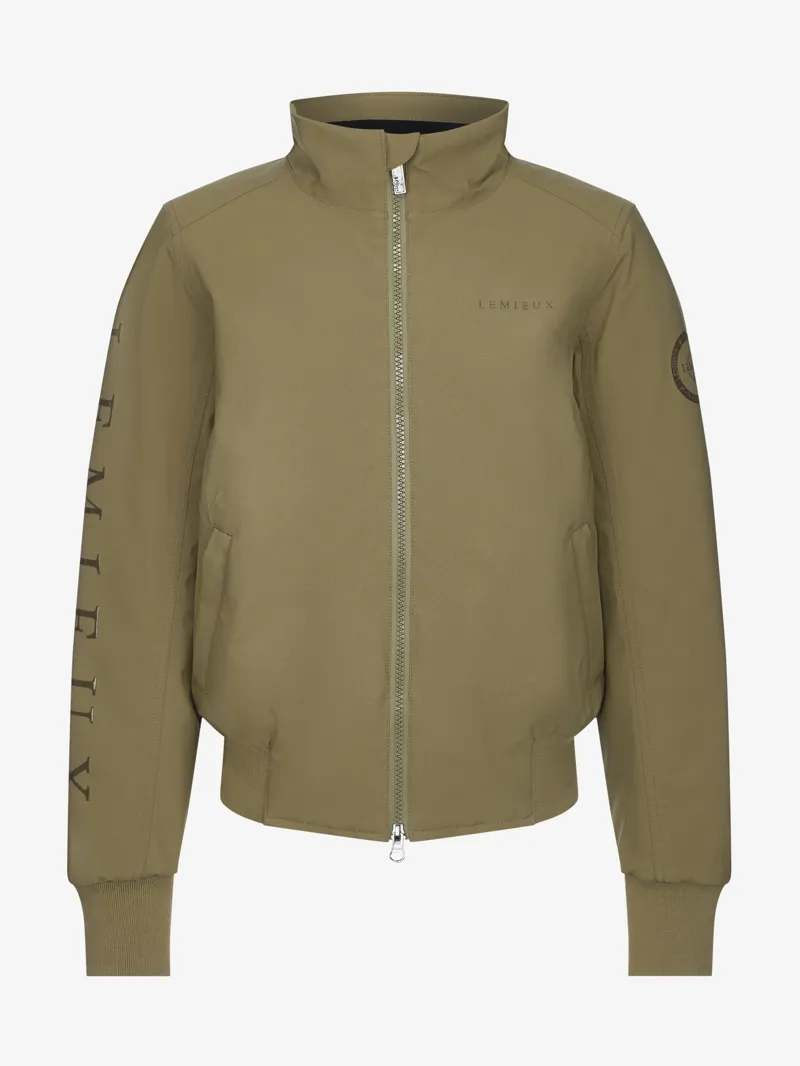 LeMieux Clarissa Crew Jacket Young Rider in Willow Green-6