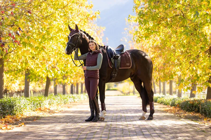 LeMieux Loire Classic Dressage Square in Damson-3