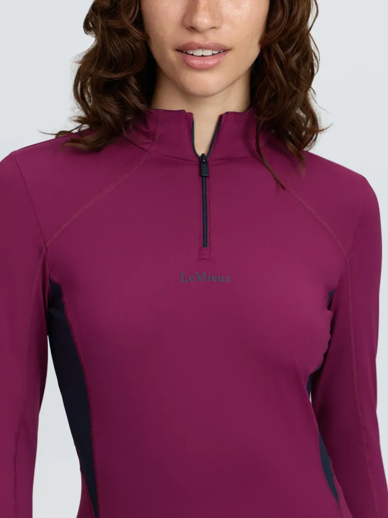 LeMieux Classique Base Layer Ladies in Blackberry-1