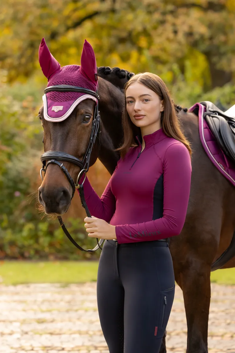 LeMieux Classique Base Layer Ladies in Blackberry-6