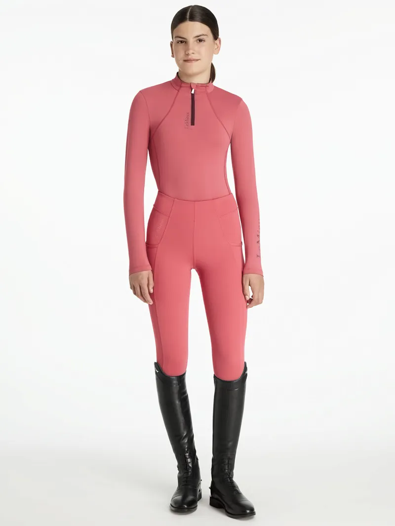 LeMieux Young Rider Classique Base Layer in Cranberry-3