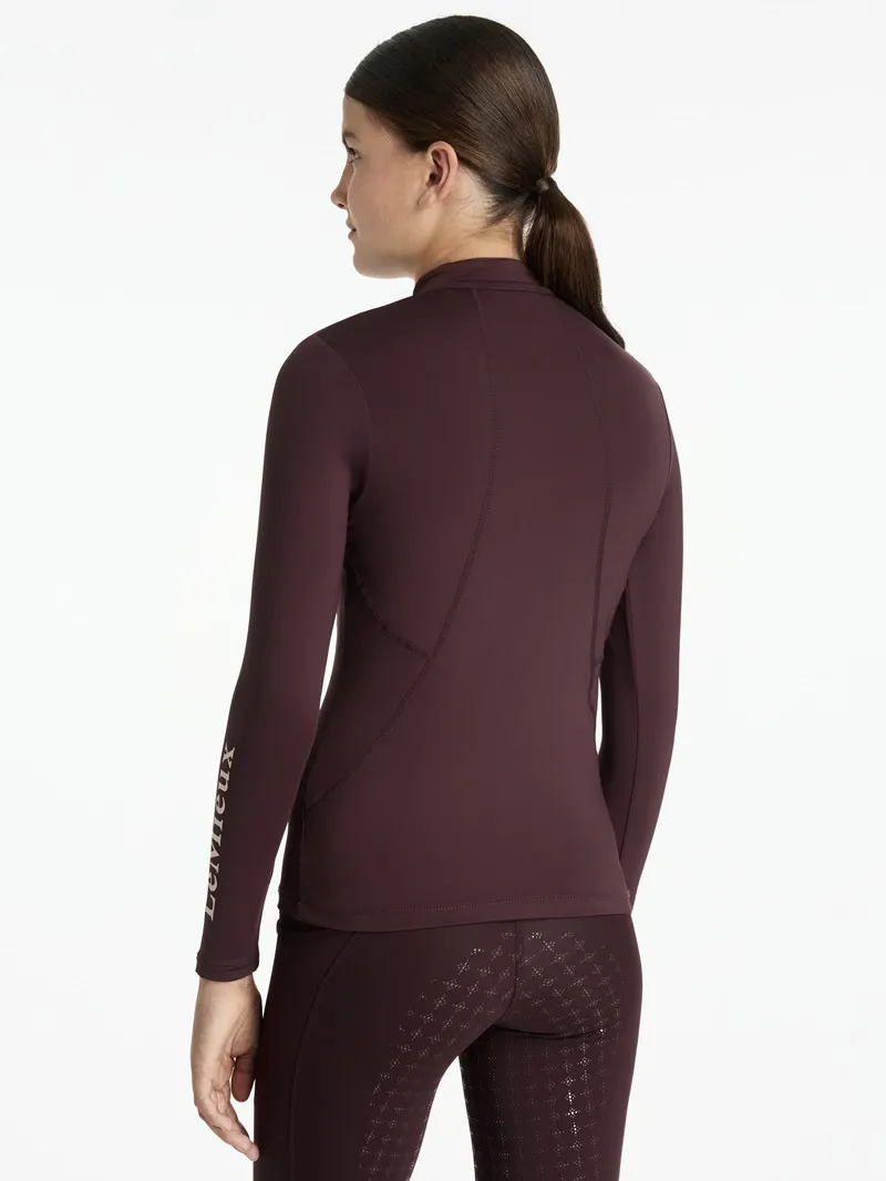 LeMieux Young Rider Classique Base Layer in Damson-2