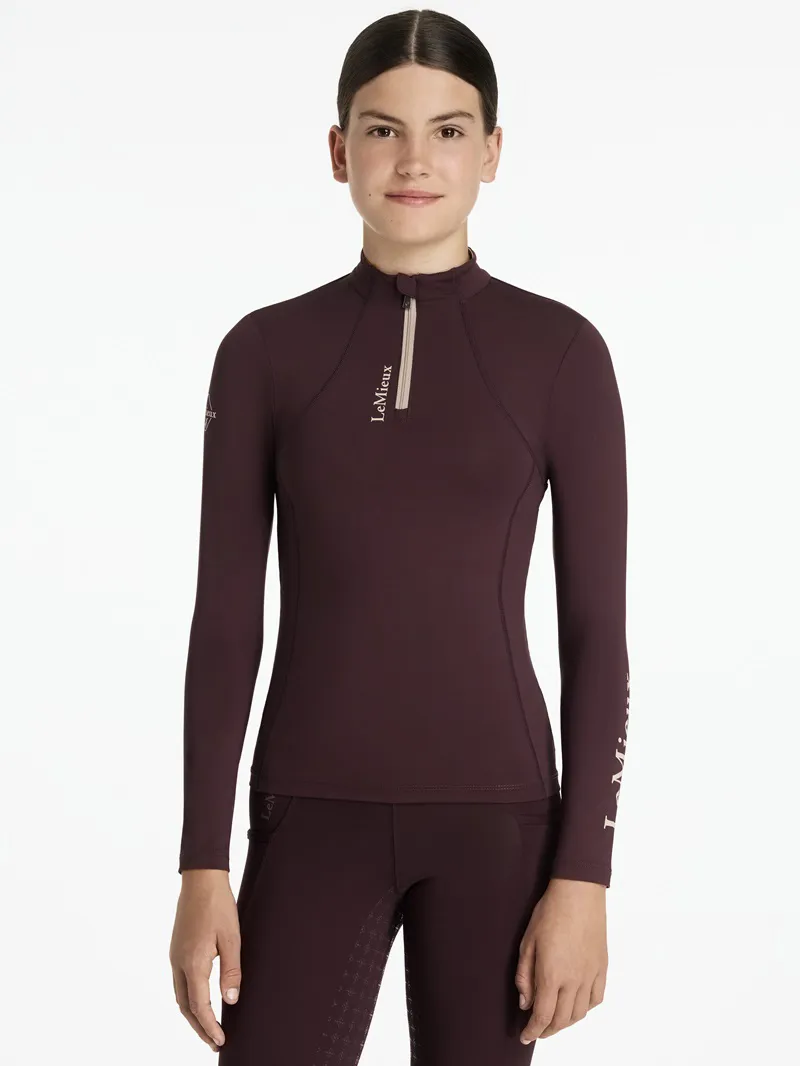 LeMieux Young Rider Classique Base Layer in Damson