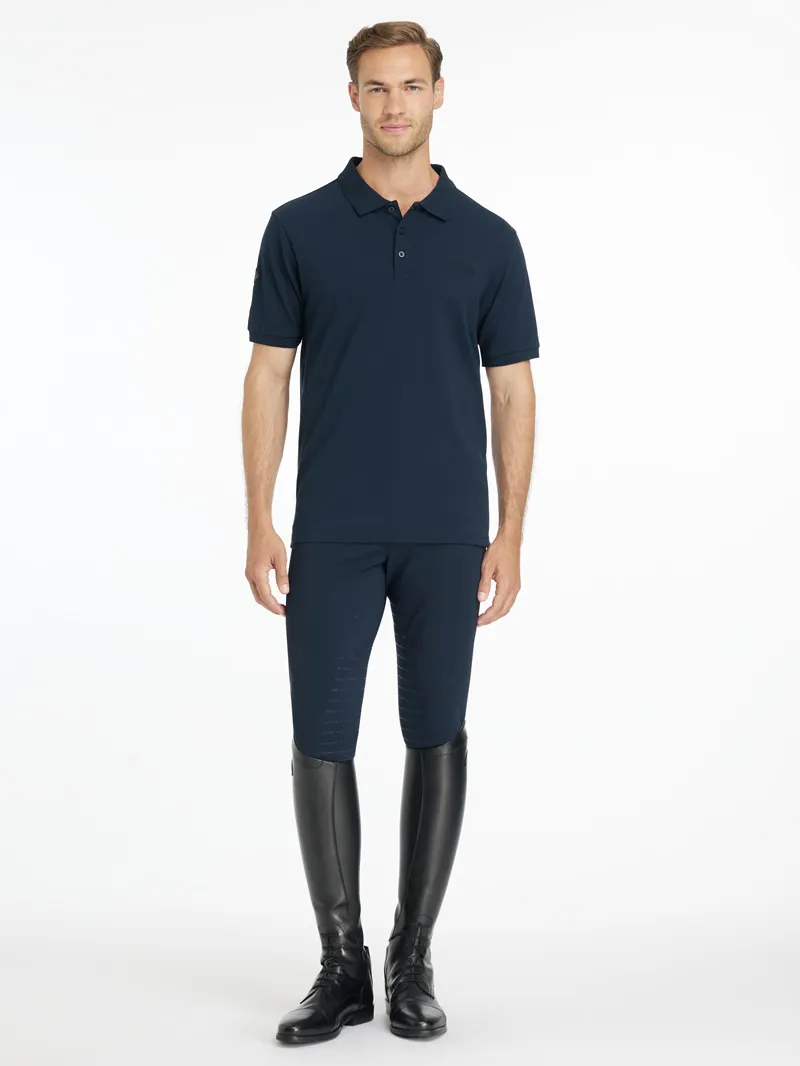 LeMieux Classique Polo Shirt Mens in Navy-3