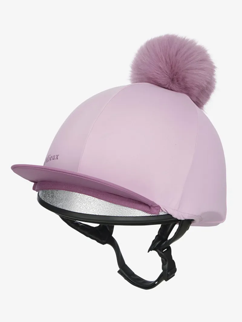 LeMieux Classique Pom Hat Silk in Fondant-2
