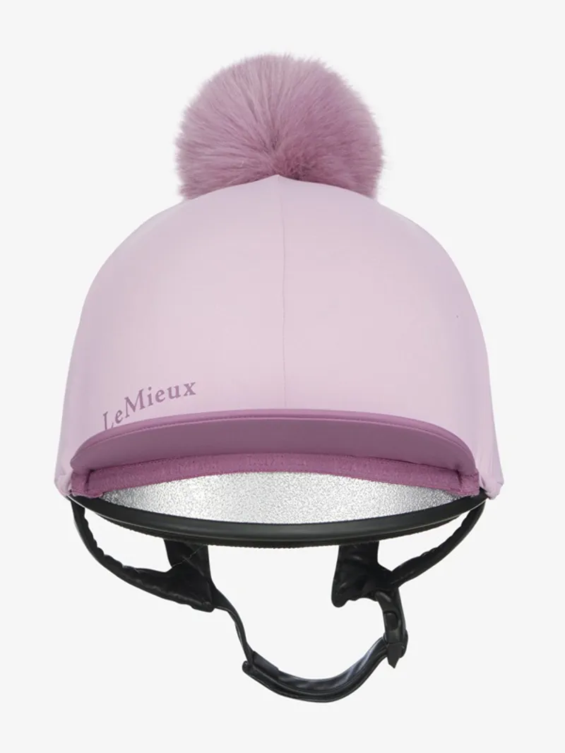 LeMieux Classique Pom Hat Silk in Fondant-1
