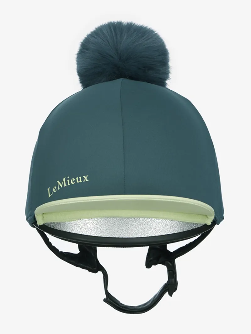 LeMieux Classique Pom Hat Silk in Jungle-2
