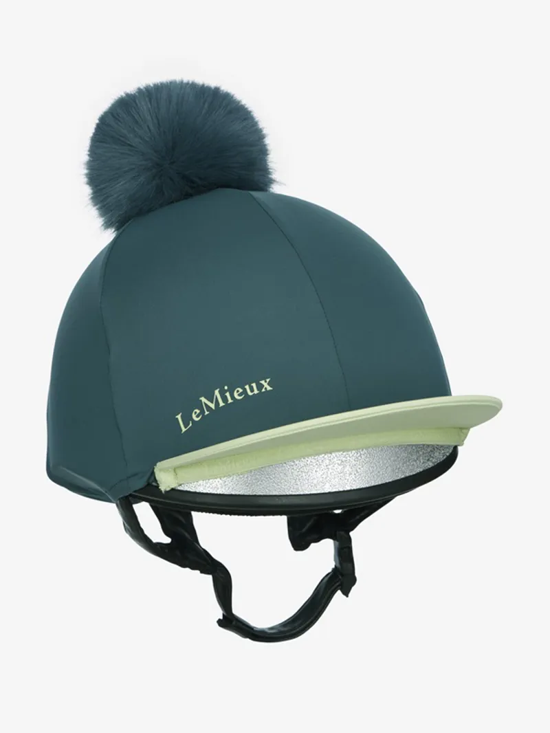 LeMieux Classique Pom Hat Silk in Jungle