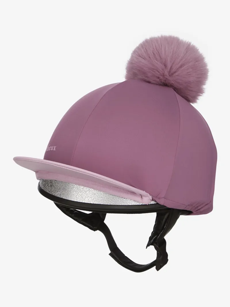 LeMieux Classique Pom Hat Silk in Mallow-2