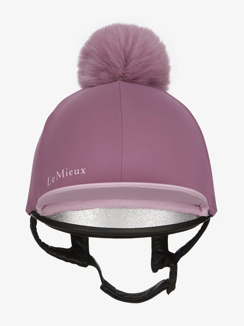 LeMieux Classique Pom Hat Silk in Mallow-1